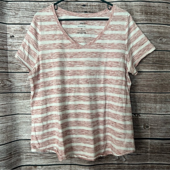 Bundle of 3 Woman’s Sonoma Vee Neck Tees 1X - Picture 2 of 7